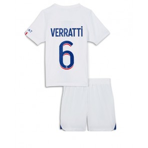 Paris Saint-Germain Marco Verratti #6 babykläder Tredje Tröja barn 2022-23 Korta ärmar (+ Korta byxor)